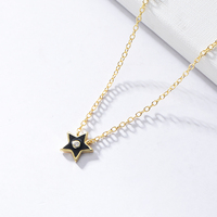 Collar de Plata de Ley 925 con Baño de Oro y Esmalte de Signo Zodiacal para Mujer, Diseño Único y Moderno, Venta al por Mayor OEM ODM
