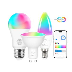 Bombilla inteligente eWeLink RGB compatible con Zigbee y WiFi, control por voz, compatible con Alexa y Google Home para iluminación inteligente del hogar. - Product Image 5