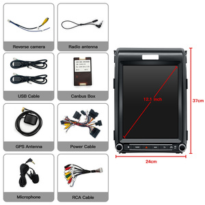 12.1 Inch Android 15 Tesla Vertical Touch Screen Car Radio Head Unit Multimedia Video Player GPS Navigation for Ford F150 Raptor - Product Image 6