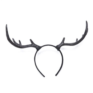 Wowei 2024 <span class=keywords><strong>Noir</strong></span> Antlers Gothique Steampunk Démon Cornes Bandeau pour Halloween Props - Product Image 4