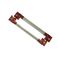 Riel de guía ZSTC Schroff Nvent con codificación para CompactPCI/VME64xPC, 160 mm 220 mm, ancho de ranura de 2 mm 2,5 mm, gris rojo 64568-086 64568-085