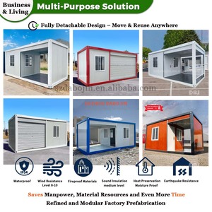 Garage préfabriqué extensible, maison-conteneur de luxe, atelier, abri de <span class=keywords><strong>voiture</strong></span> portable en métal - Product Image 3