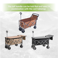 Chariot de camping pliable robuste Liveer - Chariot pliable portable OEM multifonctionnel pour une utilisation en extérieur