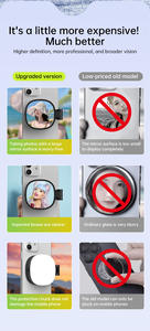 Mini Lámpara LED Magnética Portátil - Plegable, Regulable, <span class=keywords><strong>con</strong></span> <span class=keywords><strong>Espejo</strong></span> de <span class=keywords><strong>Maquillaje</strong></span> Incorporado, Ideal para Selfies y Equipos de Fotografía - Product Image 5