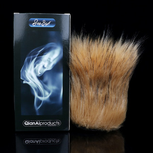 Godet de masturbation en silicone liquide à double orifice pour hommes, avec texture poils de chien et sensation douce - Product Image 6
