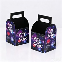 Hochwertige Recycelbare Karton-Kosmetik-Geschenkbox mit Individuell Bedrucktem Logo UV-Vollfarbdruck Griff Wimpernverpackung