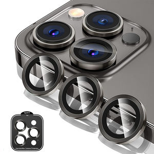 휴대 전화 카메라 렌즈 보호기 14 프로 최대 유리 카메라 렌즈 보호기 아이폰 11 프로 맥스, 아이폰 카메라 반짝이 렌즈 - Product Image 2