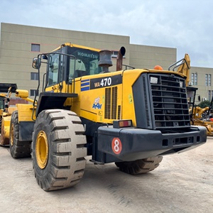 KOMATSU WA470 Wheel Loader Used Heavy Duty Construction Equipment Yellow Large <b>Tires</b> Hydraulic Pump Motor Engine Core 2023 Model - Product Image 2