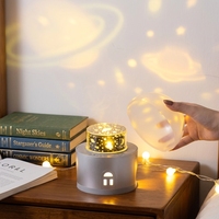 Lámpara de Techo Infantil con Forma de Casa de Nieve, 360 Star Kids, con Luces LED de Estrellas, Lámpara USB para Dormir, Proyector de Luz Nocturna, Mini Proyector