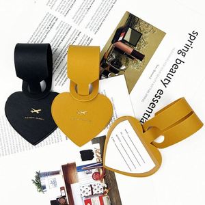 Étiquette de bagage en cuir anti-perte pour l'embarquement, personnalisable avec logo, format carte de visite, étiquette de contrôle pour valise, vente en gros - Product Image 1