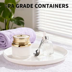 Envases de Vidrio para Crema Facial y de Ojos, con Logotipo Personalizado, 30G 50G, de Lujo, Boca Ancha, Diseño Único, para Cosméticos y Maquillaje Árabe - Product Image 5