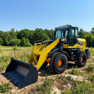 Promotion Chargeuse sur pneus mini 4x4 à direction pivotante, transmission hydrostatique, homologuée Stage V, pour manutention en verger, avec fourches à palettes, contrepoids et cabine - Product Image 1