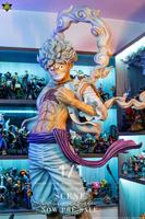 Figurine d'action en résine personnalisée Nika Luffy Gear 5, statue en résine grandeur nature 240 cm, statue en résine Luffy pour la décoration de la maison et la collection