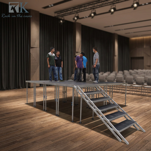 Quick Install Modular Aluminum Stage 1.22m x 1.22m Square Portable Stage <b>Platform</b> for Events - Product Image 3