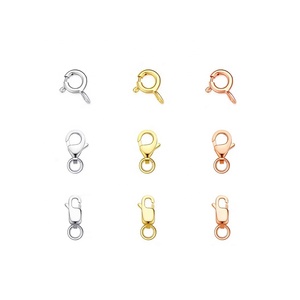 Risultati di gioielli prezzo all'ingrosso <span class=keywords><strong>a</strong></span> basso prezzo di molte dimensioni catena d'argento che trova aragosta primavera 925 fermagli in argento Sterling - Product Image 3