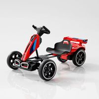 Go-Kart Eléctrico con Control Remoto para Niños de 1 a 6 Años, con Doble Tracción, Llantas EVA, Plegable, con Luces LED, Regalo Ecológico