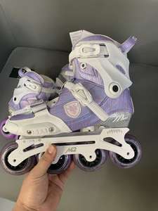 Patins à roulettes en fibre de carbone et cuir de vachette, divers styles, pour enfants et adultes, avec roues en rangée unique, stock épuisé, traitement des surtailles - Product Image 4