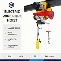Palans électriques sans fil de qualité professionnelle à faible bruit 110V 220V 400kg pour l'entretien des usines et des ateliers