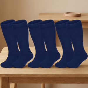 Custom High Quality <b>Knee</b> High Compression <b>Socks</b> with Cuff Detail Breathable Personalized Embroidery Logo Running <b>Socks</b> - Product Image 2