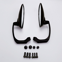 Moteur 8mm 10mm miroir pour café racer vespa scooter universel moto accessoires guidon pièces trafic rétroviseur latéral