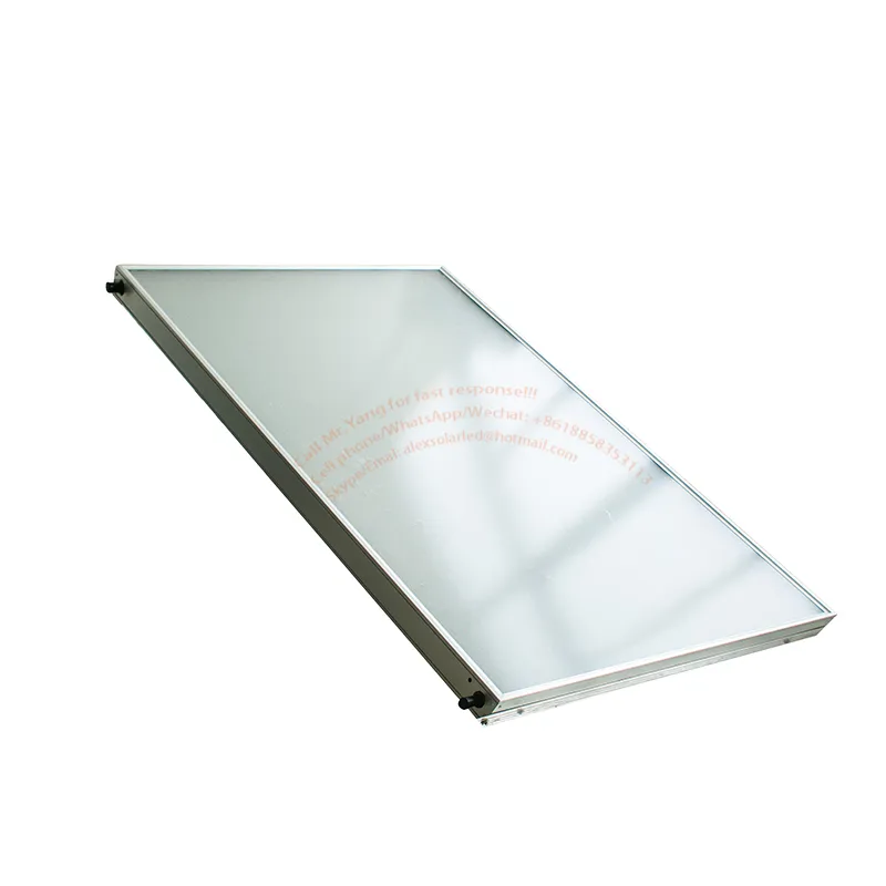 Placa plana de titanio azul, colector Solar de tubo de cobre, Panel térmico Solar, 2 Sq.m 3 Sq.m