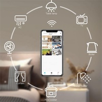 Lanbon WIFI Mesh Smart Switch Interruptor de luz de pared multifunción Smart Home Automation Interruptor de control de voz