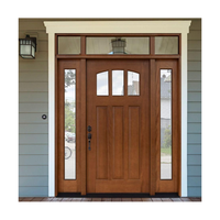 Porte d'entrée Ace Extérieur Entrée de style européen Bon prix Porte principale marocaine au design moderne clouté Porte d'entrée en bois