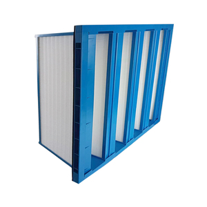 V ngân hàng HEPA nhỏ gọn Bảng điều chỉnh Bộ lọc mới lớn bụi thu merv13 F8 F9 H13 H14 ABS khung nhựa sợi thủy tinh - Product Image 2
