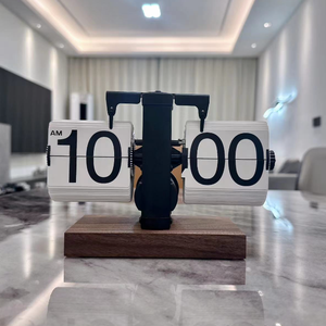 Trang trí cơ chế khổng lồ tự động lật bàn bảng đồng hồ báo thức, tự động lật lịch đồng hồ - Product Image 4