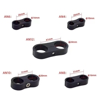 Abrazadera de Terminal de Doble Orificio AN4-AN10 de Aluminio Anodizado en Varios Colores