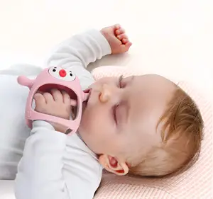 Dumo Baby Voedingsproducten Pasgeboren Cadeau Set Hand Fopspeen Voor Borstvoeding Baby 'S Siliconen Baby Tandjes Speelgoed