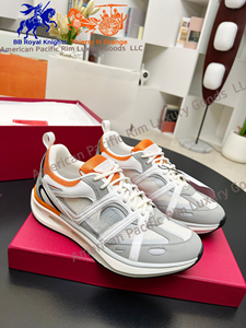 New High Quality Luxury Multifunctional Women's Running Shoes Men's Casual Shoes Lace-Up Lightweight Evergreen Valentinoing - Product Image 5