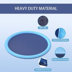 แผ่น PVC พ่นน้ำสำหรับสัตว์เลี้ยงแบบไม่ลื่นตลกแผ่นฉีดน้ำสำหรับสุนัขสระน้ำสาดน้ำสำหรับเด็ก - Product Image 2