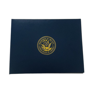 8.5*11 inch giấy chứng nhận bằng tốt nghiệp bìa cho chúng tôi - Product Image 2