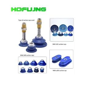 Ventosas Neumáticas de Vacío Potentes Wenjin SAB para Chapa Metálica, Ventosas Redondas de Silicona de Doble Capa, Ventosas Automáticas - Product Image 5