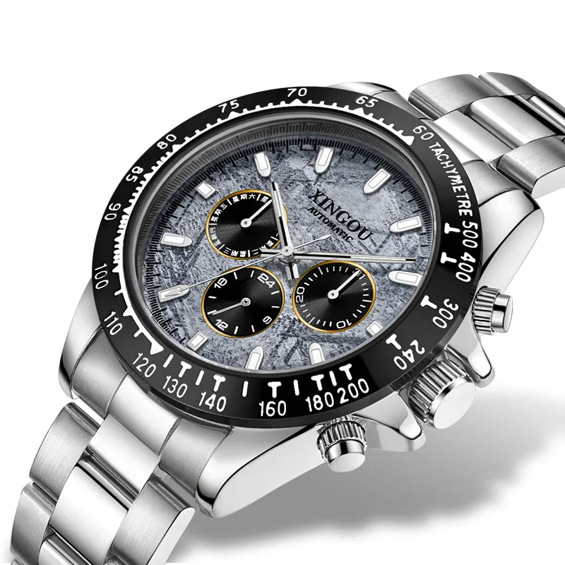 Nieuwe Merk 8209 Daytonas Stijl Horloge Mannen Pols Mode Luxe Hoge Kwaliteit Automatische Mechanische Horloges Voor Mannen Relojes