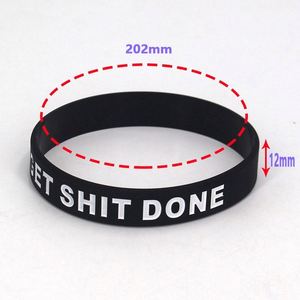 Pulseras de Silicona Promocionales Personalizadas con Logotipo, Inspiradas para Adultos, con Grabado en Relieve y Relleno de Tinta - Product Image 4