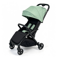 Poussette bébé légère en gros d'usine, pliage automatique en un clic, poussette portable pour bébé, siège et position allongée, châssis en aluminium
