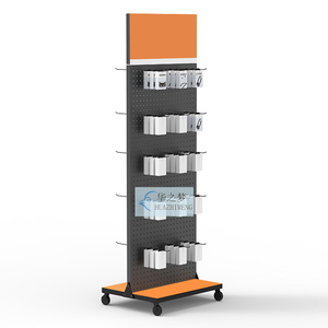 Kim loại Pegboard sạc điện thoại Phụ kiện hiển thị đứng di chuyển Bông tai Keychain đồ chơi PEG Board Rack hiển thị - Product Image 4