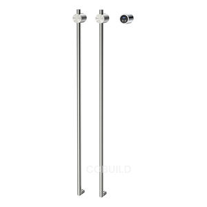 SUS304 Chauffe-serviettes électrique avec minuterie intégrée Séchoirs à serviettes muraux Porte-serviettes chauffant <span class=keywords><strong>pour</strong></span> <span class=keywords><strong>salle</strong></span> <span class=keywords><strong>de</strong></span> <span class=keywords><strong>bain</strong></span> - Product Image 3