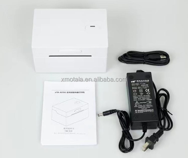 3 Inch Shipping Waybill Barcode Printer Support Wireless Connect with Phone and Computer Sticker Thermal Printer