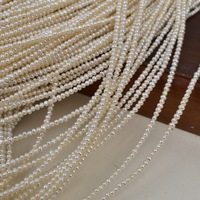 Perles rondes d'eau douce naturelles 1,8-2 mm Mini perles Semi-finies Chine Collier Bijoux Accessoires DIY Perles en vrac
