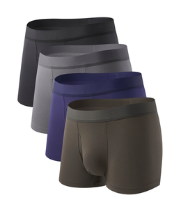 Boxers sans couture en modal pour hommes, imprimé numérique, respirants, confortables, extensibles, sous-vêtements en tissu doux, shorts ajustés, vente en gros - Product Image 1