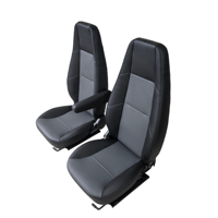 Siège conducteur réglable avec accoudoir en cuir PVC, pour camping-car, côté droit, pour conversion de camping-car japonais