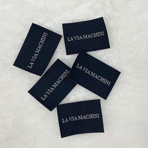 Custom Garment Product Logo Packaging Heat Press <strong>Label</strong> Ironing Hot Melt Adhesive Woven Patches <strong>Labels</strong> Tags for <strong>Clothing</strong> - Product Image 3