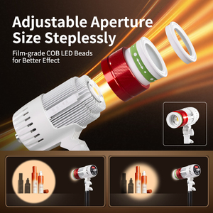 Nuevo Foco LED SLP-ZY30 Bi de 40W COB Bi para Exteriores, Mini Foco LED de Alta Luminosidad de 220V para Fotografí<span class=keywords><strong>a</strong></span> - Product Image 3