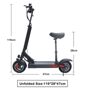 L92 10 Inch Điện Xe Tay Ga Cho Người Lớn Khung Hợp Kim Nhôm E Xe Tay Ga Với 45 Km/h Tốc Độ <span class=keywords><strong>Off</strong></span>-Road Đá Xe Tay Ga - Product Image 6