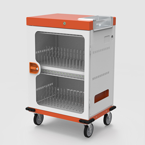 32 Slots 65 Ports USB-type C Tablet Cell Phone Charging Cabinet/Cart/Trolley