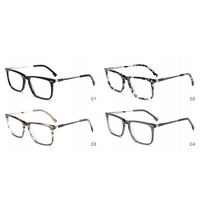 Montura de Gafas BONA con Múltiples Especificaciones, Diseño Popular Sólido con Decoración Impresa, Nueva Montura de Gafas Ópticas de Acetato