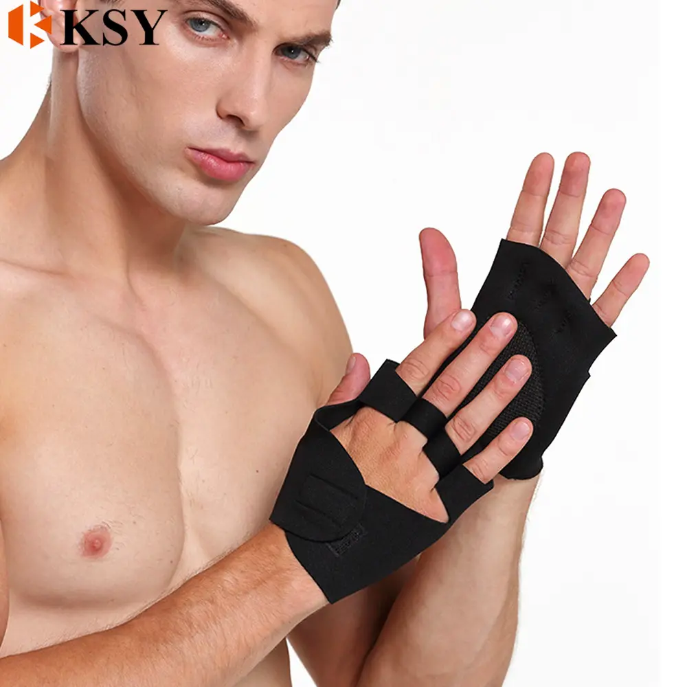 Фитнес-перчатка для активных тренировок, для тренировок в тренажерном зале, дополнительные накладки для перекрестных тренировок, резиновая прокладка, чтобы избежать мозолей